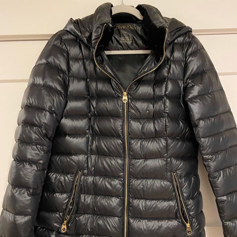 Calvin Klein lightweight packable puffer jacket
